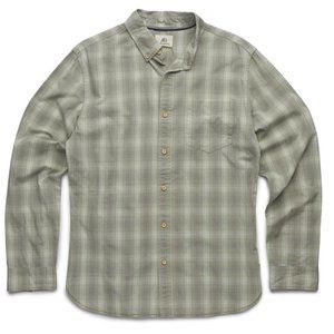 Surfside Supply Lightweight Plaid Shirt S Green NWT